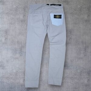 Stone Island Reflective Pocket Pants Whitw Small